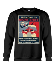 Welcome To Night Shift HLD - Nurse Crewneck Sweatshirt tile