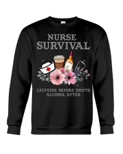 Nurse survival TSU Crewneck Sweatshirt tile