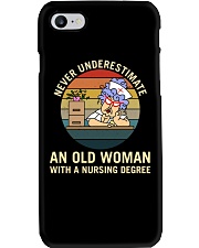 Old Woman With A Nursing Degree HSU Phone Case tile