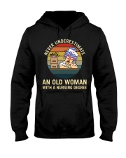 Old Woman With A Nursing Degree HSU Hooded Sweatshirt tile