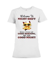 Welcome To Night Shift HSL - Nurse Premium Fit Ladies Tee tile