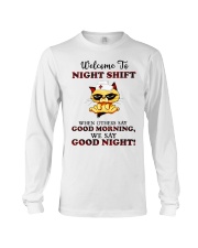 Welcome To Night Shift HSL - Nurse Long Sleeve Tee tile
