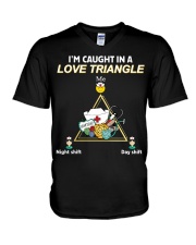 Love Triangle HSU - Nurse V-Neck T-Shirt tile