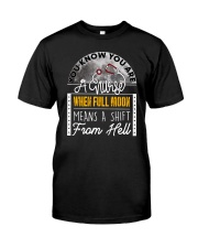 Full Moon Means Shift From Hell HLL - Nurse Classic T-Shirt front