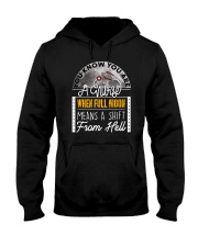 Full Moon Means Shift From Hell HLL - Nurse Hooded Sweatshirt tile