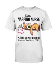 Napping Nurse - Do Not Disturb HS Classic T-Shirt front