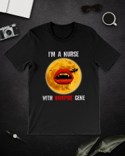 I'm A Nurse With Vampire Gene Classic T-Shirt lifestyle-mens-crewneck-front-16