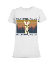 Be a Nurse HLU Premium Fit Ladies Tee tile