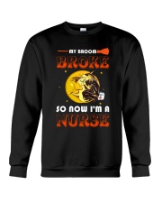 My broom broke HSU - Nurse Crewneck Sweatshirt tile