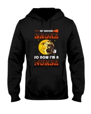 My broom broke HSU - Nurse Hooded Sweatshirt tile