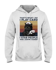 I Play Card - I Stab People Hooded Sweatshirt tile
