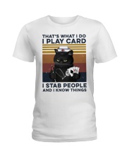 I Play Card - I Stab People Ladies T-Shirt tile