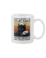 I Play Card - I Stab People Mug tile