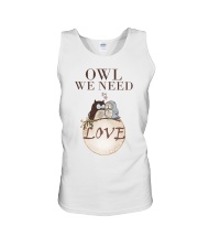 Owl We Need Is Love Unisex Tank thumbnail