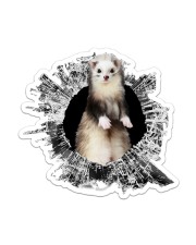 Ferret Crack Sticker - Single (Vertical) front