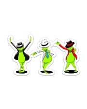 three grinch Sticker - Single (Vertical) front