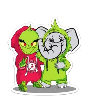grinch and Alabamas friend Sticker - Single (Vertical) front