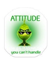 attitude-grinch Sticker - Single (Vertical) front