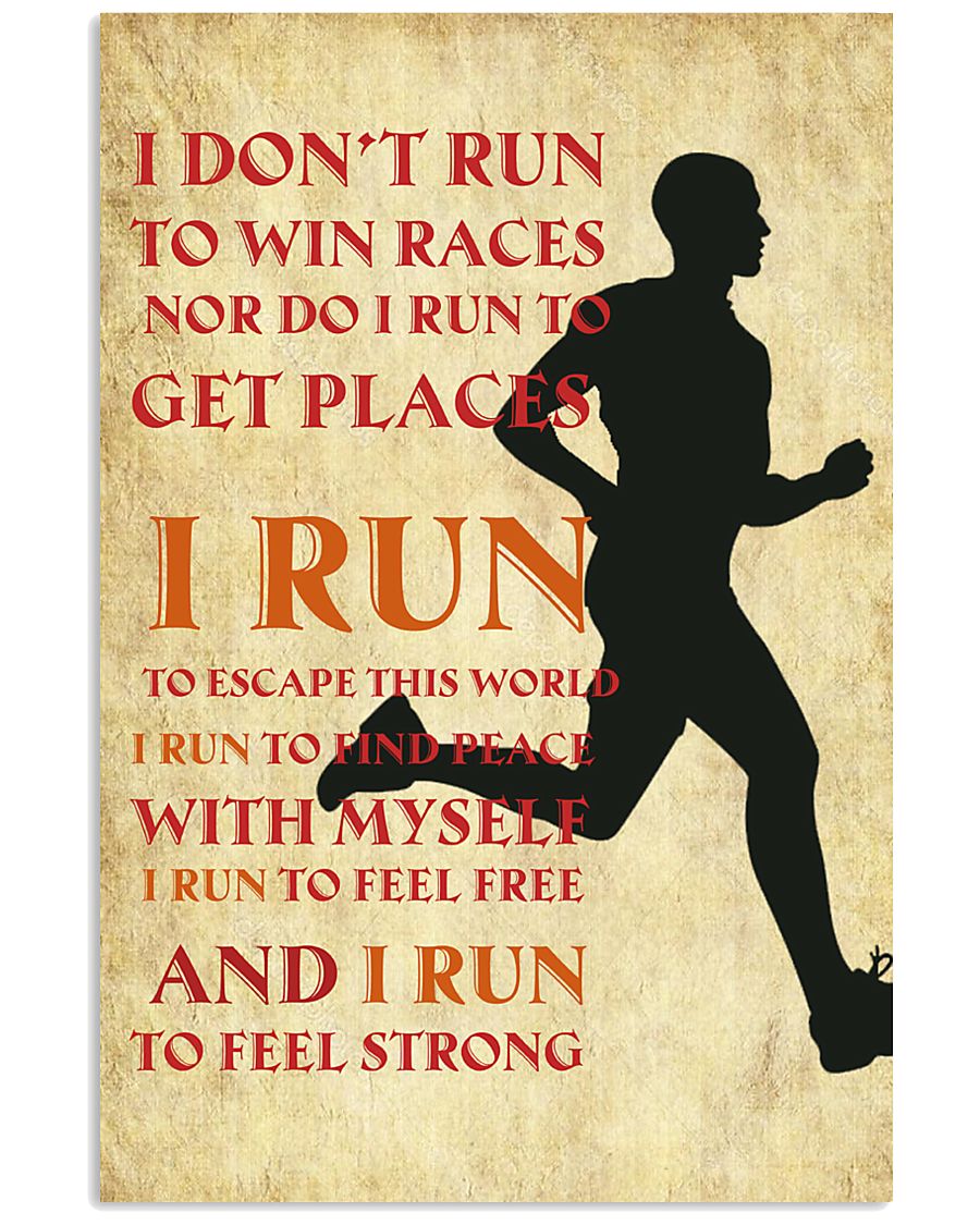 RUNNING RUNNING RUNNING RUNNING RUNNING RUNNING 11x17 Poster