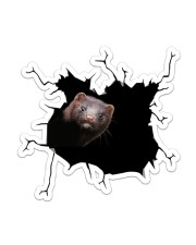 Ferrets Crack Sticker - Single (Vertical) front