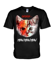 Meow Meow Meow V-Neck T-Shirt thumbnail