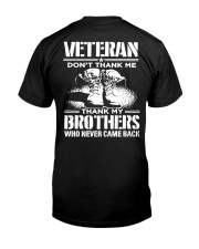 VETERAN 2020 Classic T-Shirt back