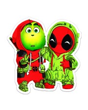 grinch one Sticker - Single (Vertical) front