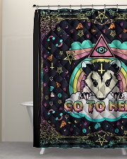 Limited Time Shower Curtain aos-shower-curtains-71x74-lifestyle-front-05