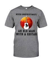 Old Man With guitar Classic T-Shirt front