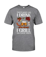 Drink And Grill Classic T-Shirt front