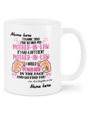 Thank You For Being My Mother-In-Law Mug front