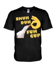 Shuh Duh Fuh Cup Seagull V-Neck T-Shirt tile