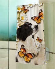Border Collie Love Bath Towel aos-bath-towels-30x60-lifestyle-front-09
