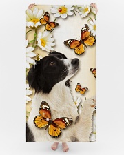 Border Collie Love Bath Towel aos-bath-towels-30x60-lifestyle-front-12