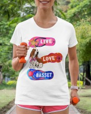 Basset Hound Classic T-Shirt custom-t-shirts-classic-lifestyle-front-416