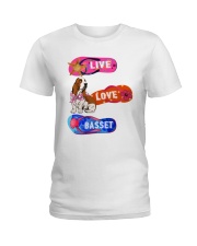 Basset Hound Ladies T-Shirt tile