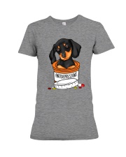 dachshund medicine Premium Fit Ladies Tee tile