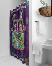Great Dane Shower Curtain aos-shower-curtains-71x74-lifestyle-front-01a