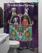 Great Dane Shower Curtain aos-shower-curtains-71x74-lifestyle-front-04a