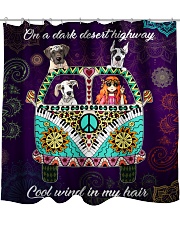 Great Dane Shower Curtain front