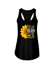 Golden Retriever Ladies Flowy Tank tile