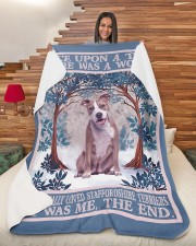 Staffordshire Large Sherpa Fleece Blanket - 60" x 80" aos-sherpa-fleece-blanket-60x80-lifestyle-front-11