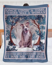 Staffordshire Large Sherpa Fleece Blanket - 60" x 80" aos-sherpa-fleece-blanket-60x80-lifestyle-front-23