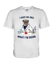 Pug Lover V-Neck T-Shirt tile