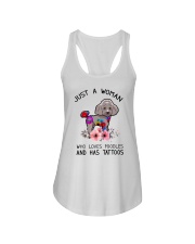 Poodle Ladies Flowy Tank tile