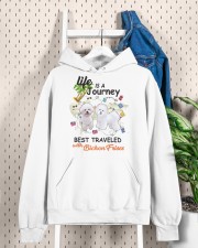 Bichon Hooded Sweatshirt custom-hoodie-sweatshirt-lifestyle-front-292