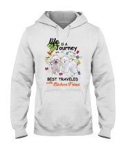 Bichon Hooded Sweatshirt front