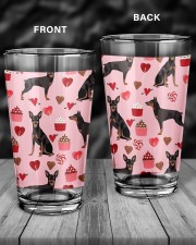Doberman 16oz Pint Glass aos-16oz-pint-glass-lifestyle-front-18