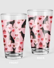 Doberman 16oz Pint Glass front