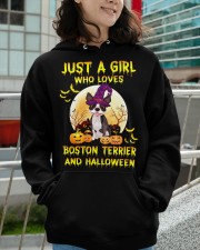 Boston Terrier Hooded Sweatshirt apparel-hooded-sweatshirt-lifestyle-front-102